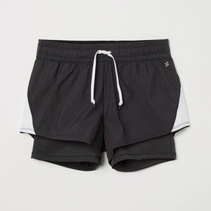 H&M Running Shorts in Black